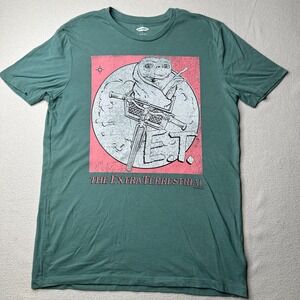 Old Navy Womens E T The Extra Terrestrial Graphic‎ T Shirt Size S Teal